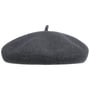 Beret z Kaszmirem i Podszewką by Barascon ciemnoszary