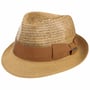 Dalona Trilby Straw Hat by McBURN jasnobrązowy