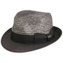Dalona Trilby Straw Hat by McBURN czarno-szary
