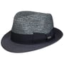 Dalona Trilby Straw Hat by McBURN ciemnoniebieski