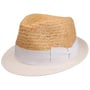 Dalona Trilby Straw Hat by McBURN biały