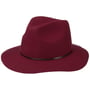 Kapelusz Fine Wool Fedora by Lierys bordowy