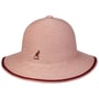 Kapelusz Tropic Wide Brim Stripe by Kangol różowy