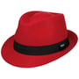 Kapelusz Panama Jaston Trilby by Lipodo czerwony