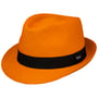 Kapelusz Panama Jaston Trilby by Lipodo pomarańczowy