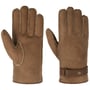 Rękawiczki Deerskin Lambswool by Stetson brązowy
