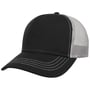 Czapka Trucker Rapper Canvas czarno-szary