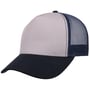 Czapka Trucker Rapper Canvas szaro-niebieski