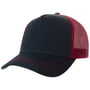 Czapka Trucker Rapper Canvas bordowy