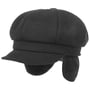 Czapka Newsboy z Nausznikami Soft by Lipodo czarny