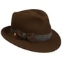 Kapelusz Fedora Leila Wool by Mayser ciemnobrązowy