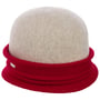 Kapelusz Damski Twotone Woolmark by Seeberger czerwony
