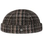 Czapka Dokerka Wool Stripes by Lierys brązowy
