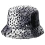 Kapelusz Tekstylny Snowleo Fake Fur Bucket szary