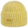 Czapka Beanie Chunky Rib by UGG żółty pastelowy