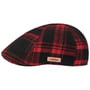 Kaszkiet Texas Shadow Plaid by Stetson czerwony