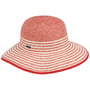 Kapelusz Floppy Striped Brim Twotone by Lipodo czerwony nakrapiany
