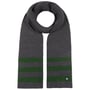 Szalik z Dzianiny Stripes by Hammaburg zielony