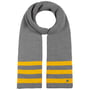 Szalik z Dzianiny Stripes by Hammaburg żółty