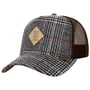 Czapka HFT Check Logo Patch Tweed by Djinns ciemnobrązowy