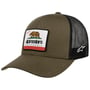 Czapka Trucker Cali by alpinestars oliwkowy