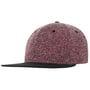 Czapka Melanż Flat Brim czerwony nakrapiany