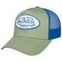Czapka Trucker Boston Oval Patch by Von Dutch zielono-niebieski