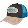 Czapka Trucker Boston Oval Patch by Von Dutch ciemnoniebiesko-brązowy