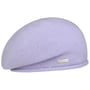 Beret Baskijski z Kaszmirem Lasuna by Seeberger liliowy