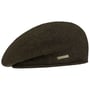 Beret Baskijski z Kaszmirem Lasuna by Seeberger ciemnobrązowy