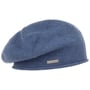 Beret Baskijski z Kaszmirem Lasuna by Seeberger niebieski