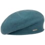 Beret Baskijski z Kaszmirem Lasuna by Seeberger petrolowy