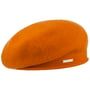 Beret Baskijski z Kaszmirem Lasuna by Seeberger pomarańczowy