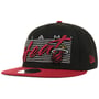 Czapka 9Fifty NBA Properties Heat by New Era czarno-czerwony