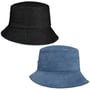 Kapelusz Dwustronny Cord Denim Bucket by bedacht niebieski