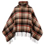 Poncho Landiva Check beżowy