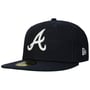 Czapka 59Fifty Atlanta Braves MLB by New Era ciemnoniebieski
