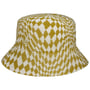 Kapelusz Tekstylny Warped Check Bucket by Kangol naturalny-żółty