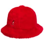 Kapelusz Tekstylny Faux Fur Casual by Kangol czerwony