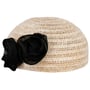 Beret Baskijski z Papierowej Słomki by Seeberger czarny