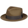 Kapelusz Wełniany Burdock Fedora by Stetson brązowy