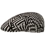 Kaszkiet Virtual Grid 507 by Kangol czarno-biały
