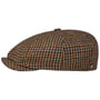 Kaszkiet 8 Panel Houndstooth by Lierys brązowy