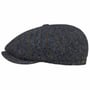 Kaszkiet Hatteras Herringbone Stripe by Stetson ciemnoniebieski