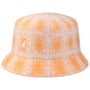 Kapelusz Rybaka Grunge Plaid Bin by Kangol żółty