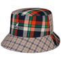 Kapelusz Rybaka Plaid Mashup Bucket by Kangol pomarańczowy