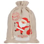 Torba na Prezent Santa Claus 30 cm x 40 cm naturalny