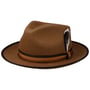 Kapelusz Wełniany Baileyville Fedora by Stetson brązowy