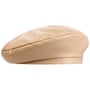 Beret Baskijski Damski Skórzany Classic by Lierys beżowy