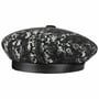 Beret Baskijski Needlepunch Floral by Kangol czarny